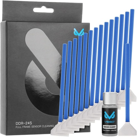 VSGO Camera Sensor Cleaning Kit DDR-16S 15 Swabs + 15ml Sensor Cleaner Fluid for Nikon Canon Fujifilm APS-C DSLR Clean ► Photo 1/6