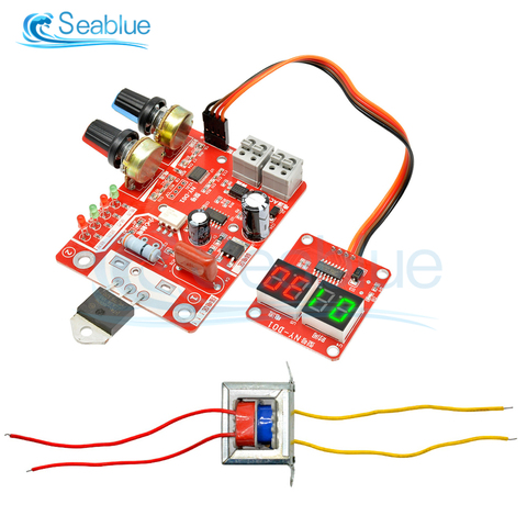 40A/100A Spot Welding Machine Control Board Spot Welding time And Current Controller Timing Current With Digital Display ► Photo 1/6