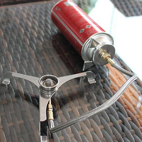 New High Quality Picnic Camping Stove Split Converter Connector Gas Tank Adapter  Outdoor Tripod Gas Stove Connector 2022 ► Photo 1/6