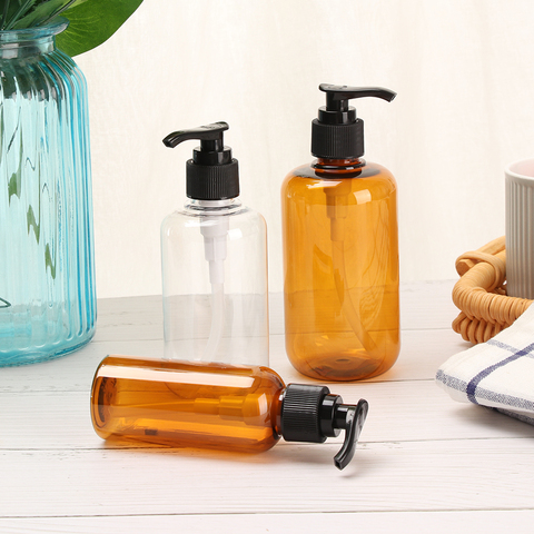100/200/300/500ML Clear Bottle Liquid Soap Whipped Mousse Points Bottling Shampoo Lotion Shower Gel Pump Bottles ► Photo 1/6