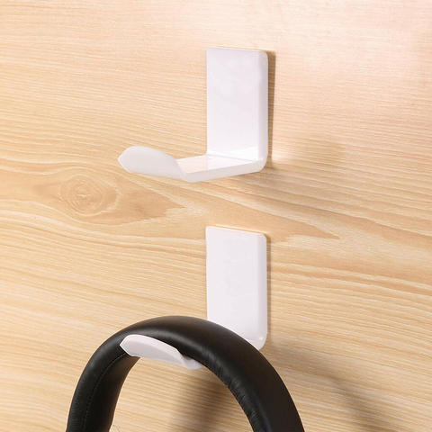 1Pc Headphone Holder Under Desk Stand Hanger Wall Mounted Earphone Headset Storage Rack Easy to Install ► Photo 1/5