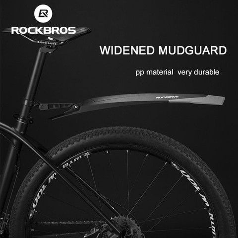 ROCKBROS Bicycle Fenders MTB Mountain Adjustable Bike Mudguard Cycling Wings Lengthen Durable Wheel Fenders Bike Accessories ► Photo 1/1