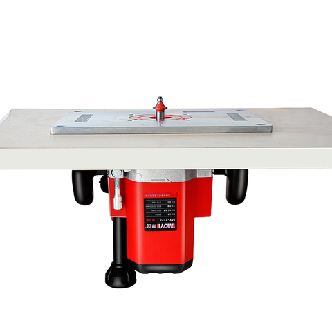 Electric Wood Milling Trimming Machine Flip Plate Guide Table Aluminum Router Table Insert Plate For Milling Cutter Machine ► Photo 1/5