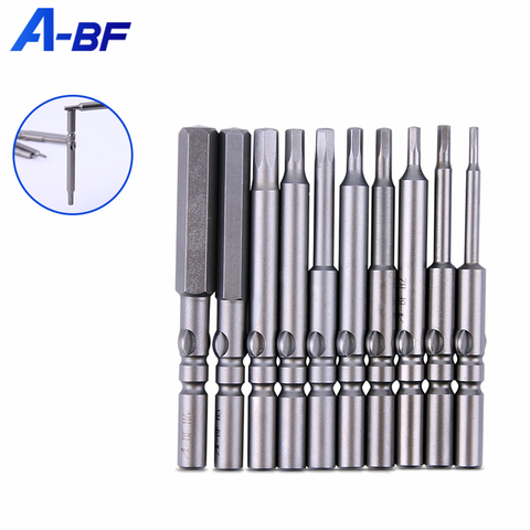 A-BF 5mm Inner Electric Screwdriver Tips Hex Magnetic S2 Screwdriver Bits Set High Strength Strong Power Tools Accessories ► Photo 1/6
