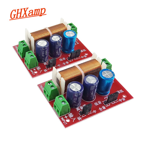 GHXAMP 400W Debugged Speaker 2 Way Crossover Audio Adjustment Tweeter Bass LoudSpeakers Filter Frequency Divider 2PCS ► Photo 1/6