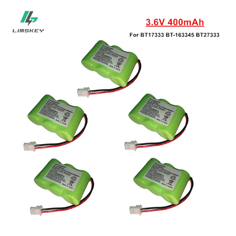 10pcs 3.6V 400mAh Ni-CD Battery For Vtech BT-17333 BT-163345 BT-27333 2/3AA 3.6V rechargeable Battery BT17333 BT163345 BT27333 ► Photo 1/3