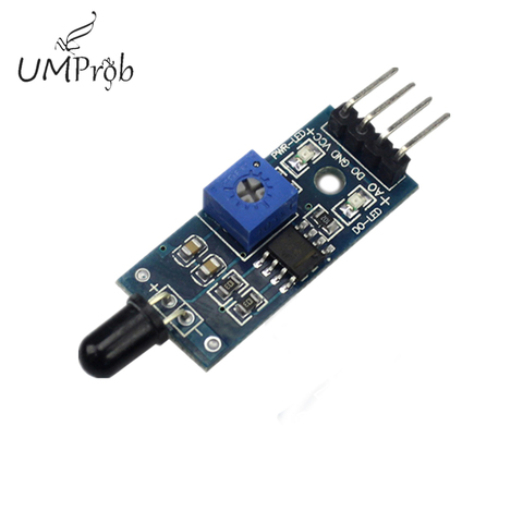 LM393 4 Pin IR Flame Detection Sensor Module Fire Detector Infrared Receiver Module for arduino Diy Kit ► Photo 1/3