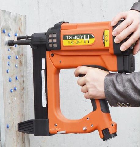 Decorative Concrete Gas Nail Gun GSR40 Adjustable Cordless Fast  Air Nailer ► Photo 1/6