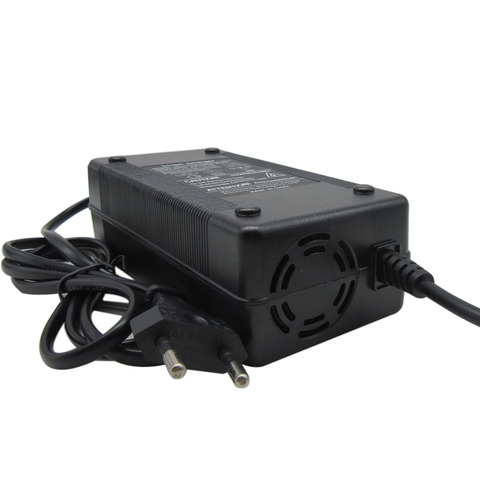 58.8V 3A Lithium Charger 51.8V, 52V 14S Li-Ion Electric Bicycle Scooter Battery Charger with Fan ► Photo 1/6