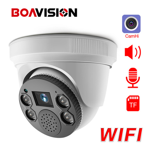 HD 1080P WIFI IP Camera Wireless CCTV Surveillance Security Cameras Onvif Two Way Audio Wi-Fi Camera TF Card Slot Alarm CamHi ► Photo 1/6