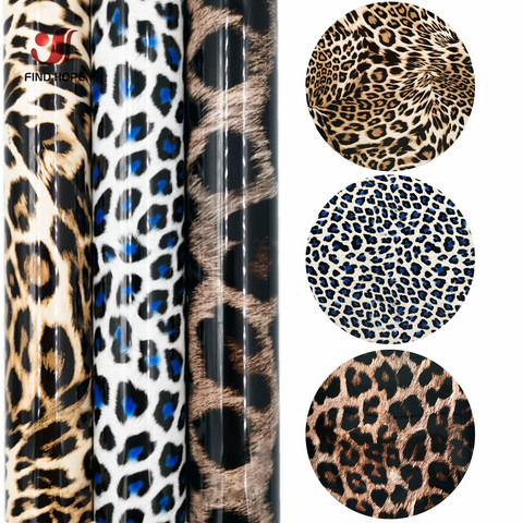 Leopard Pattern TPU Heat Transfer Vinyl Iron-on HTV Heat Press Cricut Film For T-Shirt Textiles Clothing Shoe Bag Sticker DIY ► Photo 1/6