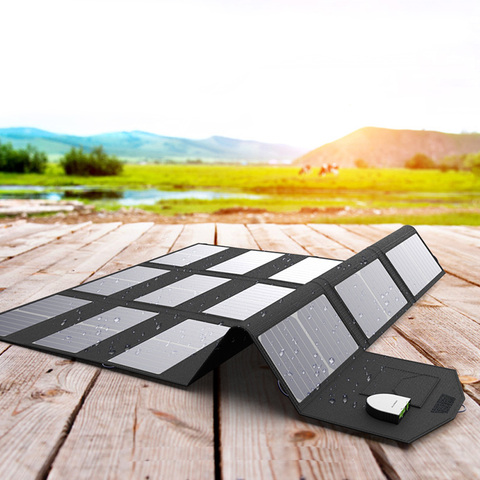 ALLPOWERS 100W Solar Panels 5V 12V 18V Solar Panel Charger for iPhone iPad Macbook Samsung LG Hp ASUS Dell Car Battery and more. ► Photo 1/6
