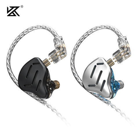 KZ ZAX 7BA+1DD 16 Units HIFI Bass In Ear Monitor Hybrid technology Earphones Noise Cancelling Earbuds Headsets KZ ZSX ZS10 PRO ► Photo 1/6