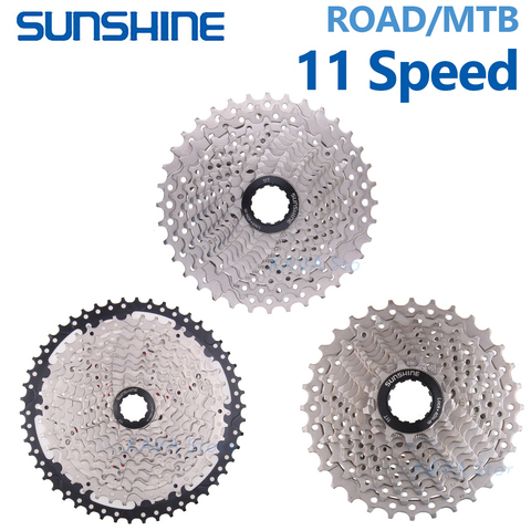 SUNSHINE 11S 11-32T Free Wheels Road Bicycle Flywheel Steel 11 Speed Cassette Sprocket 11V Compatible for Parts R9100 R8000 ► Photo 1/6