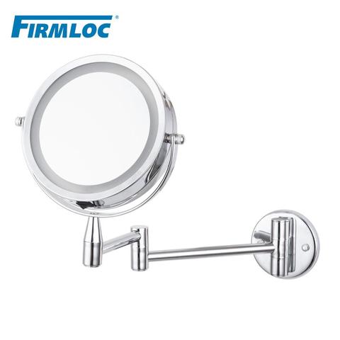 Firmloc  LED 8 inch 10X Magnifying Bathroom Mirror Vanity Wall Mounted Makeup Bath Mirror Smart Mirror Free Shipping Products ► Photo 1/6