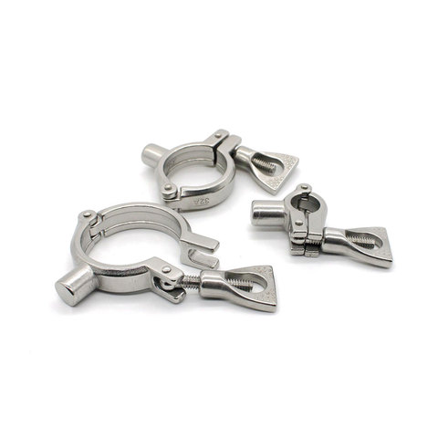 All Sizes 12-152mm 304 Stainless Steel Sanitary Pipe Holder Clamp Type Clips Support Tube Bracket ► Photo 1/5