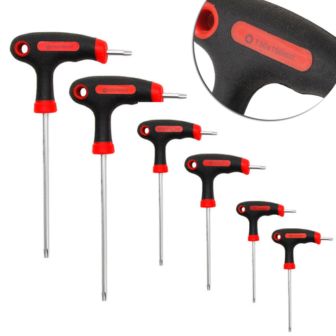 T-Handle Grip Torx Hex Allen Key Screwdriver Hand Wrench Tool T10/15/20/25/30/40 ► Photo 1/6