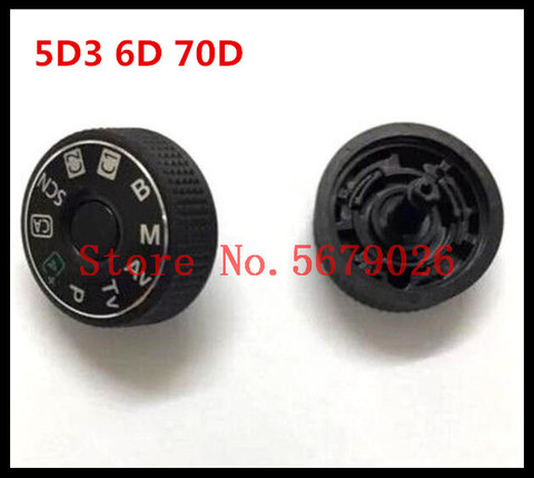 NEW Runner Top Cover Function Dial Model Button Label For Canon EOS 5D mark III 5D3 6D 70D Digital Camera Repair Part ► Photo 1/1