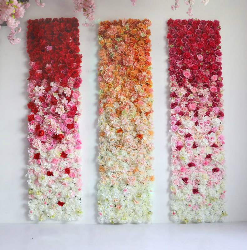 60*240CM Flower Wall Mat Artificial flowers Wedding Background Decoration  Flower Rows for shop decor birthday party - Price history & Review |  AliExpress Seller - Floriddle Decor Official Store 