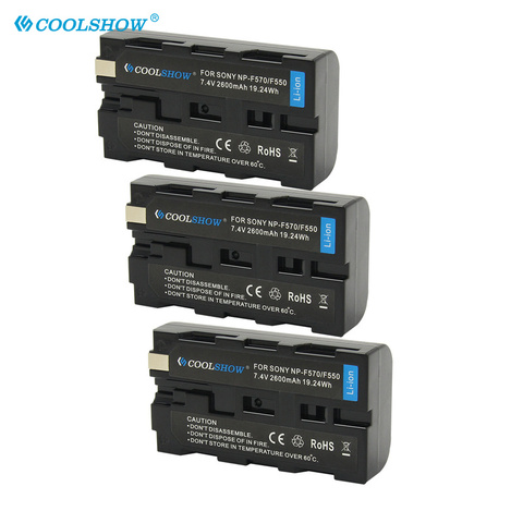 NP-F550 Battery for Sony NP F970 F750 F770 F960 F530 F330 F570 CCD-SC55 TR516 TR716 TR818 TR910 TR917 2600mAh Battery Charger ► Photo 1/6