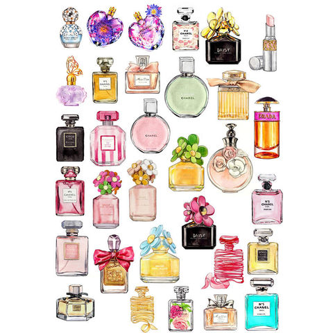 2 pcs/lot Ladies Perfume Bottles DIY Uncut Sketchbook Sticker Pack Bullet Journal  Stickers Scrapbooking Cute School Supplies - Price history & Review, AliExpress Seller - Tqkiki Stationery Store