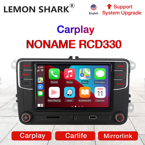 LEMON SHARK RCD330 NONAME Car Radio with Screen Original Carplay MirrorLink Autoradio For VW Passat B6 Golf 56 Jetta Tiguan Polo ► Photo 1/6