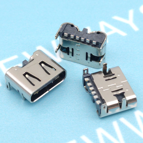 50Pcs Micro Usb 6Pin Type-C  Female Connector Usb3.1 For Mobile Phone Mini Usb Jack Connector Charging Socket ► Photo 1/2