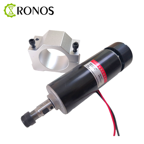 0.5kw Air Cooled Spindle ER11 Chuck CNC 500W Spindle Motor + 52mm Clamps For DIY CNC ► Photo 1/4