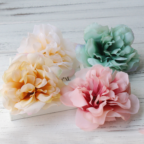 Artificial Flower Hair Clips. Wedding Party Woman Fabric Flower Hair fascinators. Floral Hair Clips Travel festival ornament ► Photo 1/6