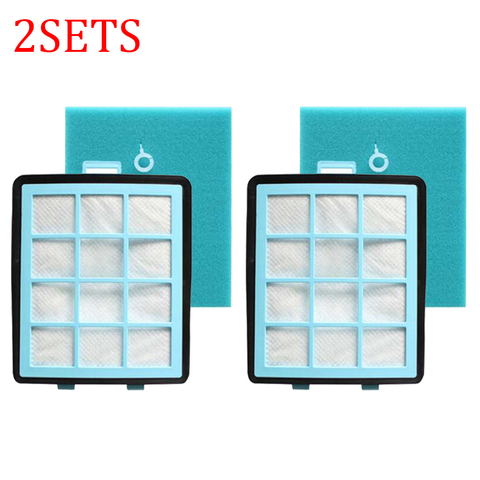 4pcs/set Sponge Cotton & HEPA Filters For Philips FC8760 FC8761 FC8764 FC8766 FC8767 Vacuum Cleaner Parts Replacement Kit ► Photo 1/5