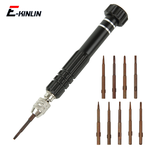 Pentalobe Torx Cross Flat Head Magnetic Screwdriver Bit Opening Tools Disassemble For iPhone Android Mobile Phone Open Tool ► Photo 1/6