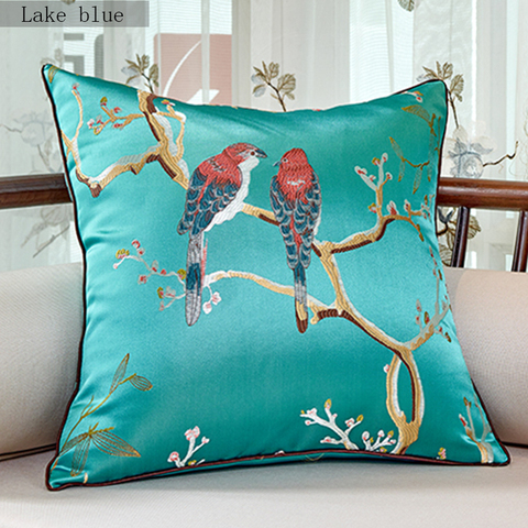 Chinese embroidered decorative cushions flower cushion cover sofa cover pillow ► Photo 1/6