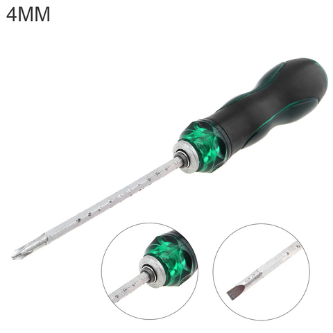 4 Inch Telescopic Ratchet Screwdriver Repair Hand Tool Double end Screw Driver Slotted Cross Magnetic Screwdriver for Repairing ► Photo 1/6
