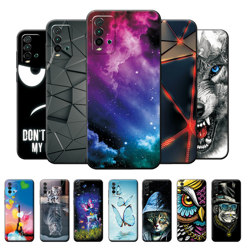 Case For Xiaomi Redmi 9T Case on Redmi 9T Soft Silicone TPU Back Cover Case For Xiaomi Redmi 9T Cool Fashion Bumper Cute Case ► Photo 1/1