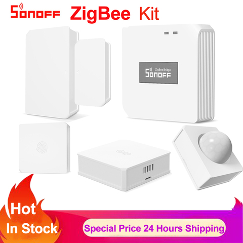 Sonoff Zigbee Bridge Kits SNZB-01 to SNZB-04 Wireless Switch Temperature and Humidity Sensor Motion Sensor Wireless door/window ► Photo 1/6