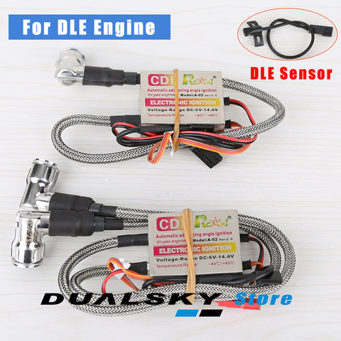 Rcexl ignition CDI for CM6 spark plug DLE gas petrol engine rc airplane Best for DLE20/DLE30/DLE40/DLE55/DLE60/DLE85/DLE120 ► Photo 1/1