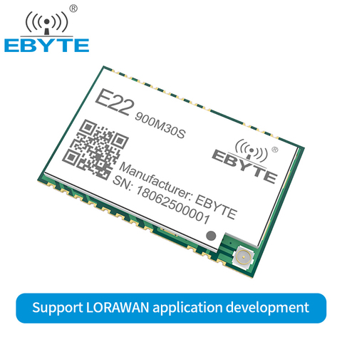 SX1262 LoRa 868MHz Wireless Module 30dBm Long Range 12km IPEX Antenna SPI Interface Low Power Consumption EBYTE ► Photo 1/1