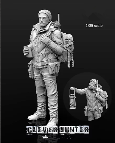 1/35 Resin Figure Model kits 2 figures Unassambled Unpainted 855 ► Photo 1/2