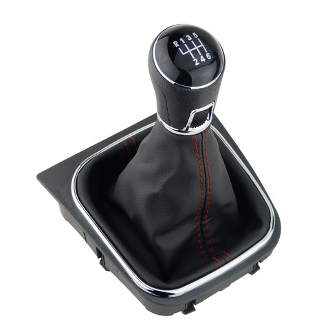 7 Speed Gear Shift Knob Gaiter Boot Shift Lever Cover For Volkswagen Jetta Golf EOS Scirocco Manual Transmission Shifter ► Photo 1/5