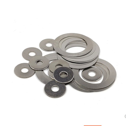 100pcs M3 M4 M5  Stainless steel Flat Washer Ultra thin gasket Ultra-thin shim Thickness 0.1 0.2 0.3 0.5 1 ► Photo 1/6