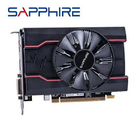 Used SAPPHIRE RX 550 2GB Video Cards GPU For AMD Radeon RX500 2GB GDDR5 Graphics Cards PC DisplayPort HDMI DVI 128bit PCI-E ► Photo 1/1