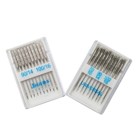 20Pcs Mixed Size Jeans Universal Sewing Machine Needles Domestic Stainless Steel Sewing Needles for All Domestic Sewing Machine ► Photo 1/6