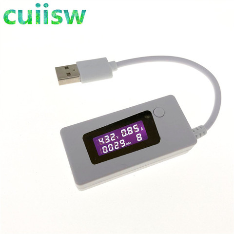 LCD Micro USB Charger Battery Capacity Voltage Current Tester Meter Detector +Load Resistor 2A/1A with Switch ► Photo 1/6