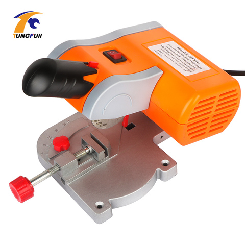45 Degree Electric Wood Saw New Cutting Machine Diy Tools Steel Blade Mini Bench Cut-off Saw For cutting Metal Wood Plastic ► Photo 1/6
