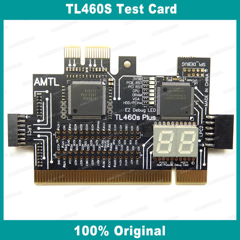 TL460s Plus Universal PCI PCI-E MINI PCI-E LPC MotherBoard Diagnostic Tester Analyzer Debu Test Card ► Photo 1/5