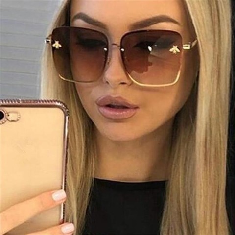 2022 Women Luxury Brand Designer Fashion Unisex Sunglasses High Quality Sun Glasses Eyewear Ladies Female Glasses ► Photo 1/6