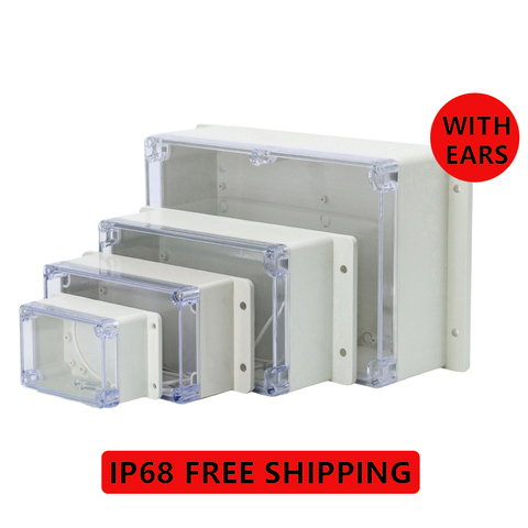 IP68 Plastic Transparent Box Waterproof Enclosure Electronic Project Outdoor Instrument Electrical Project Box Junction Housing ► Photo 1/1