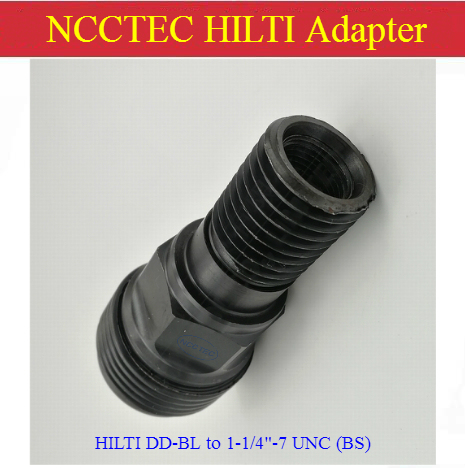 adapter connector HILTI DD-BL to 1-1/4