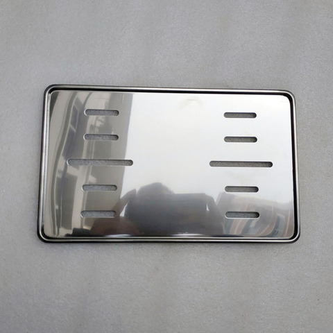 Suitable for Russian Metal License Plate Frame Plate Holder Number Frame Plate Cover License Plate 1 Pcs ► Photo 1/5