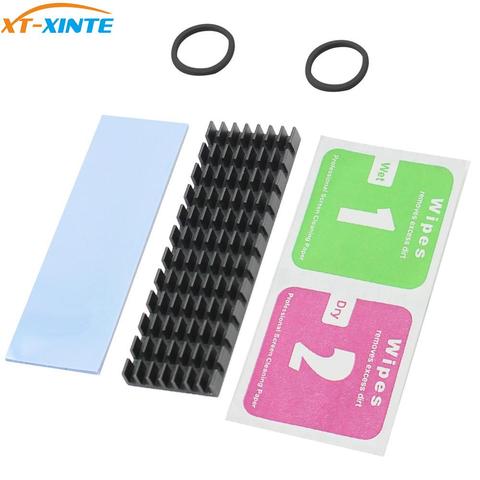 Upgraded Heatsink Cooler Cool Fin Thermal Conductive Adhesive for M.2 for NGFF 2280 PCI-E for NVME SSD 70*22mm Thickness 3/6mm ► Photo 1/6